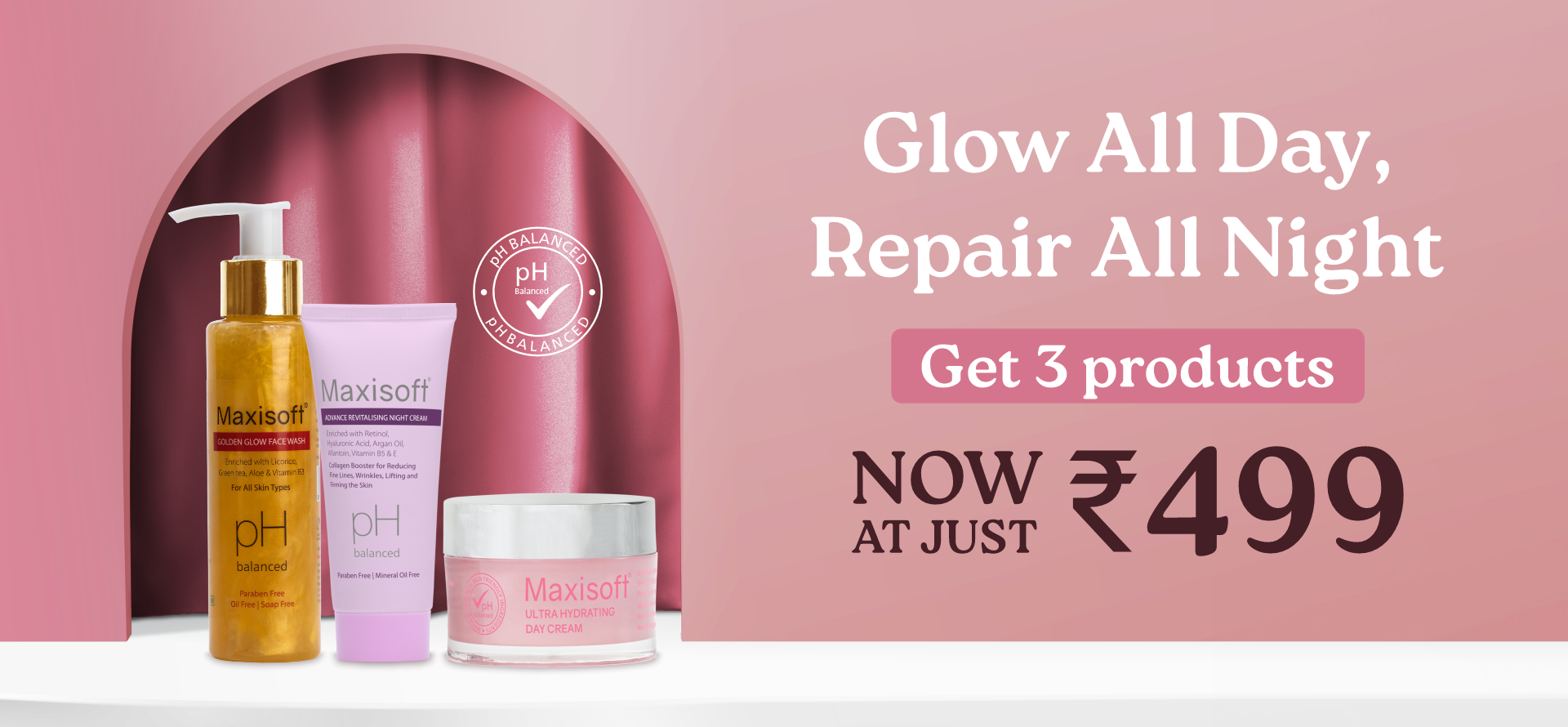 Home Page Offer Golden and Night Cream & Day Cream Banners
