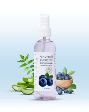 Maxisoft Hand Sanitizer Spray Blueberry