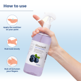 Maxisoft Hand Sanitizer Spray Blueberry