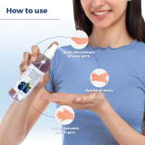 Maxisoft Hand Sanitizer Spray Blueberry