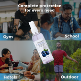 Maxisoft Hand Sanitizer Spray Blueberry