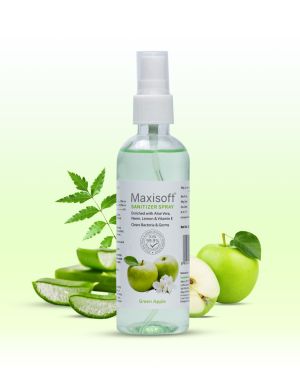 Maxisoft Hand Sanitizer Spray Green Apple