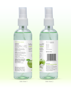 Maxisoft Hand Sanitizer Spray Green Apple