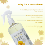 Maxisoft Hand Sanitizer Spray Refreshing Lemon & Mint