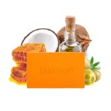 Maxisoft Almond Olive Honey Natural Handcrafted Bathing Bar
