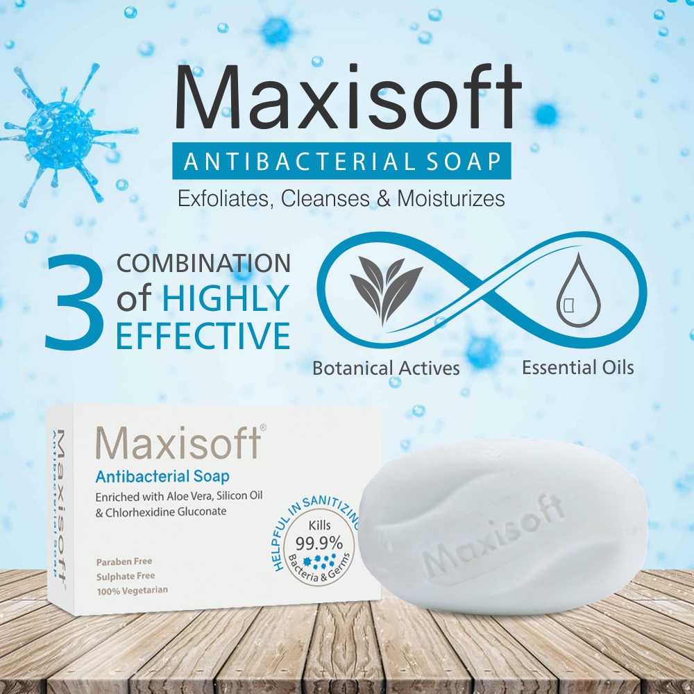 Maxisoft Antibacterial Sanitizing Soap 75 gm Maxisoft