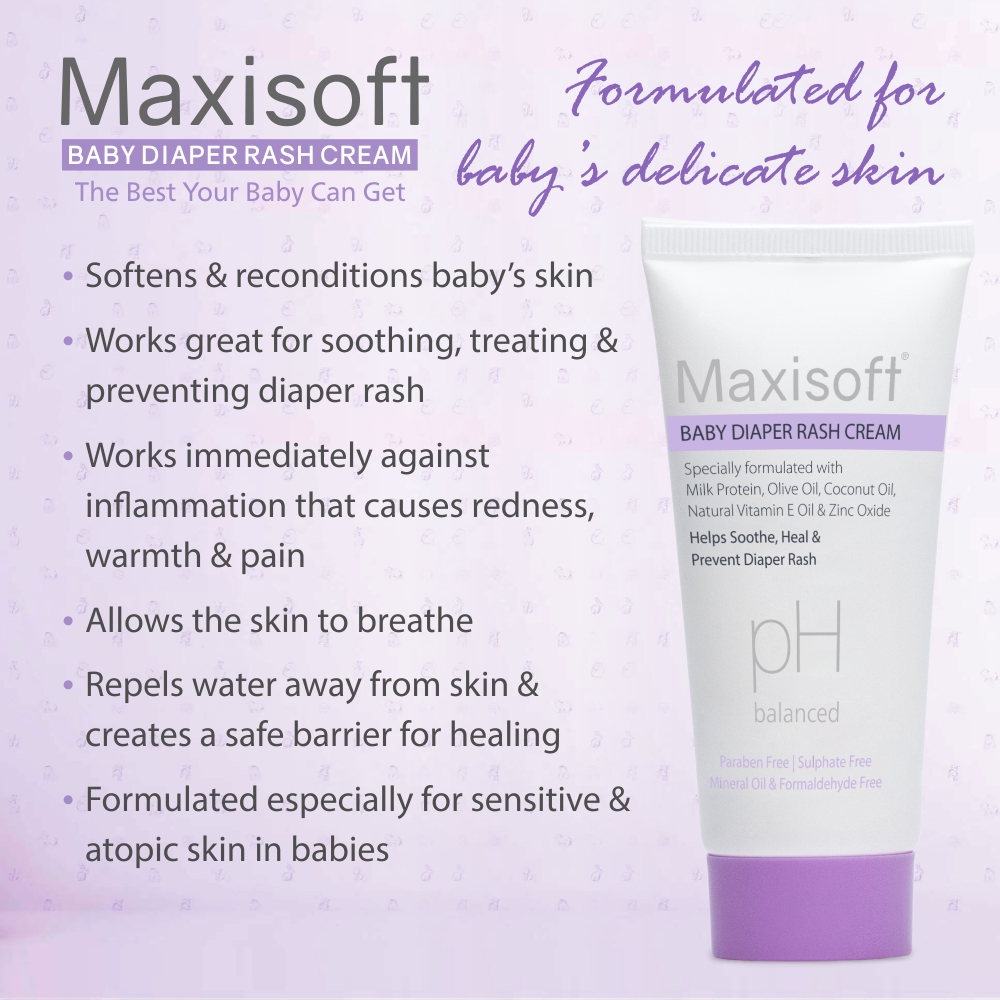 Maxisoft Baby Diaper Rash Cream (50 gm)