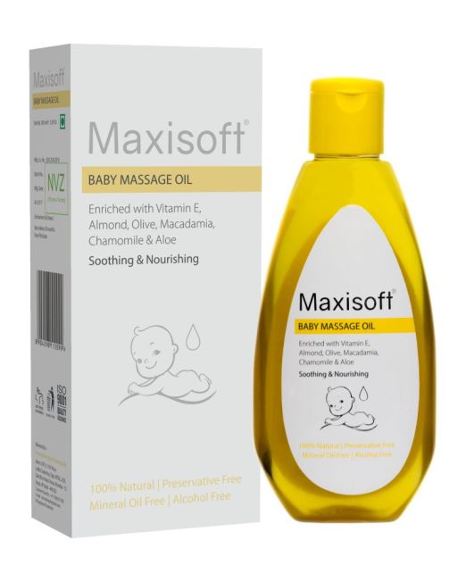 Maxisoft Baby Massage Oil Listing 01