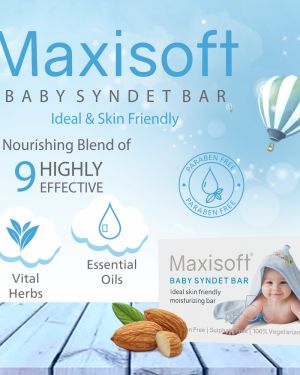 Maxisoft Baby Syndet Bar 75 gm