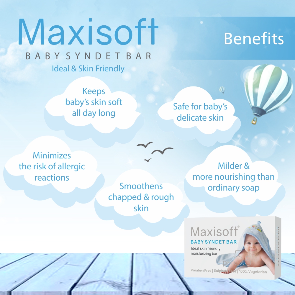 Maxisoft Baby Syndet Bar (75 gm)