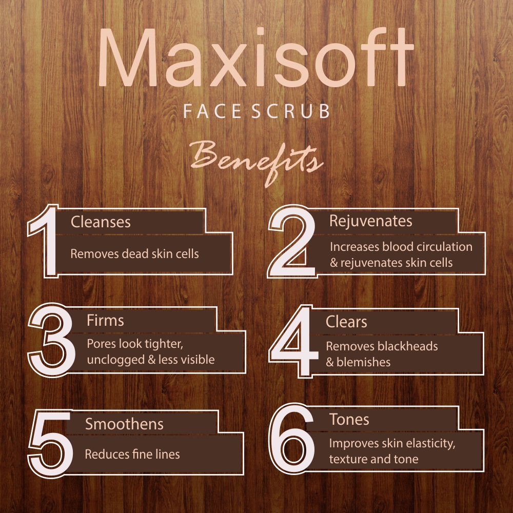 Maxisoft Face Scrub (100 gm)