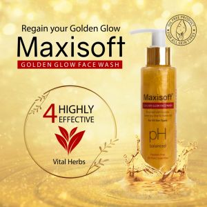 Maxisoft Golden Glow Face Wash (100 ml)