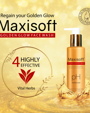 Maxisoft AM to PM Glow Routine Trio (Maxisoft Golden Glow Face Wash + Maxisoft Ultra Hydrating Day Cream + Maxisoft Advance Revitalizing Night Cream)