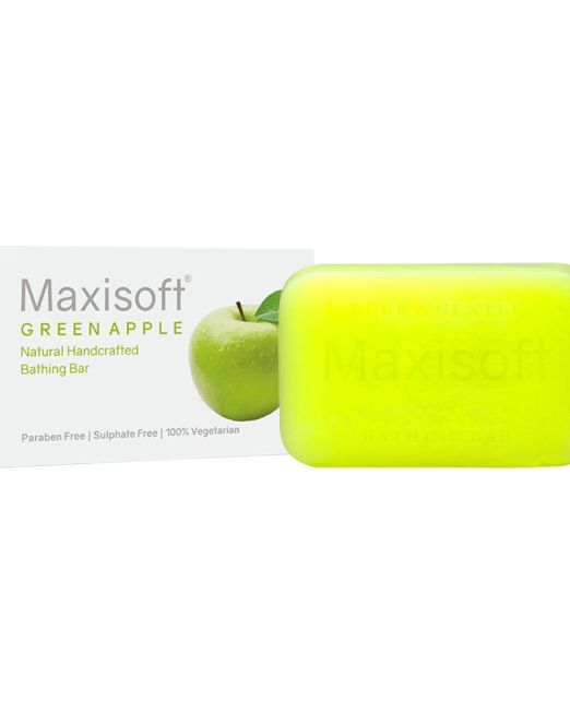 Maxisoft Green Apple Bathing Bar 01