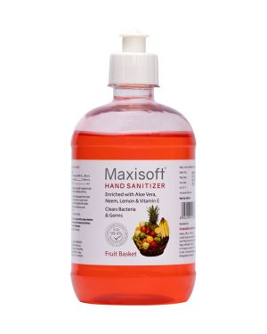 Maxisoft Hand Sanitizer Gel Fruit Basket 500 ml
