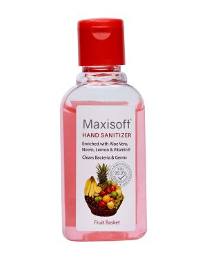 Maxisoft Hand Sanitizer Gel Fruit Basket 60 ml