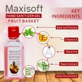 Maxisoft Hand Sanitizer Gel Fruit Basket (60 ml)