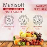 Maxisoft Hand Sanitizer Gel Fruit Basket (60 ml)