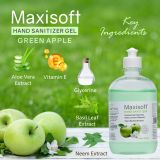 Maxisoft Hand Sanitizer Gel Green Apple 500 ml