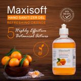 Maxisoft Hand Sanitizer Gel Refreshing Orange (500 ml)