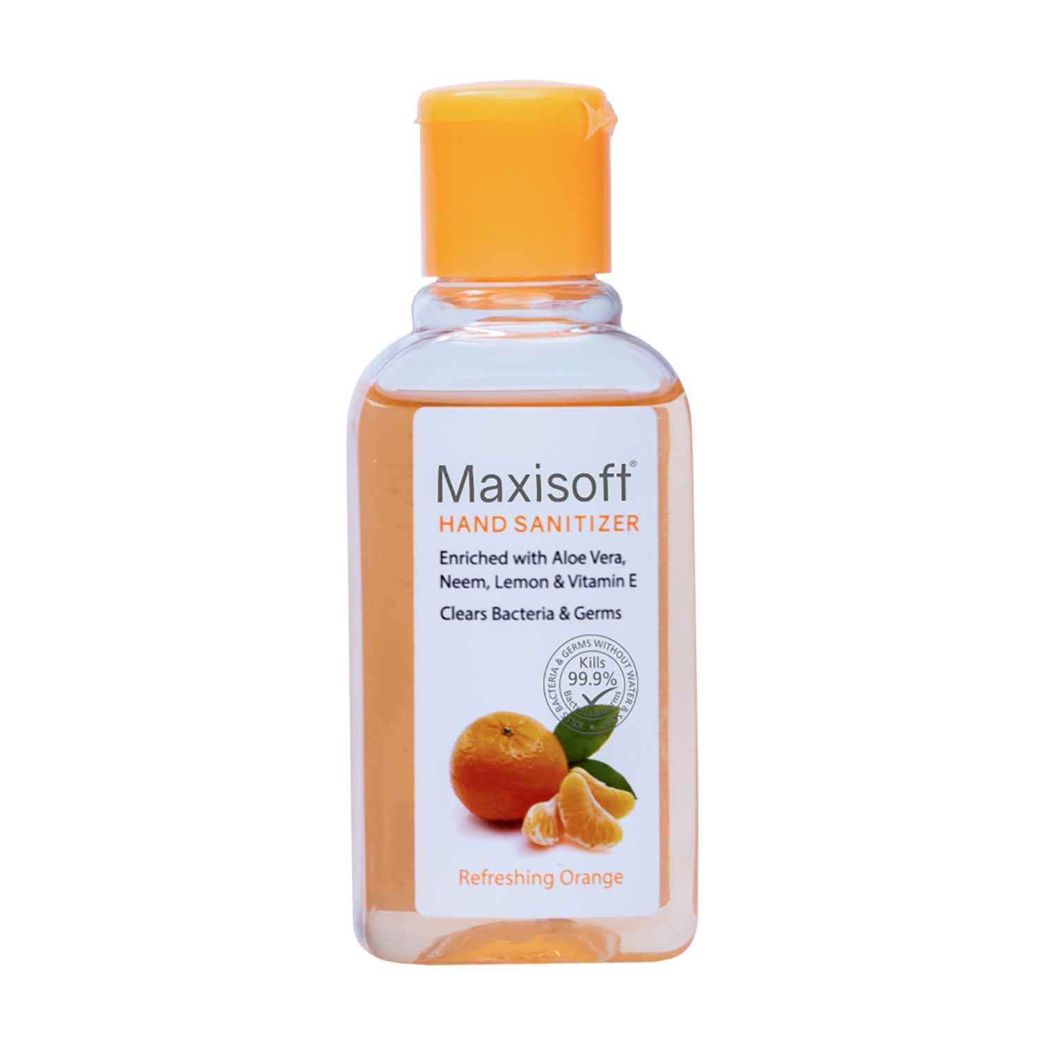 Maxisoft Hand Sanitizer Gel Refreshing Orange (60 ml)