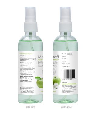 Maxisoft Hand Sanitizer Spray Green Apple