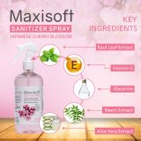 Maxisoft Hand Sanitizer Spray Japanese Cherry Blossom 500 ml