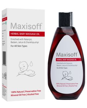 Maxisoft Herbal Baby Massage Oil 100 ml