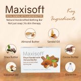 Maxisoft Royal Sandal with Almond Butter Bathing Bar (75 gm)
