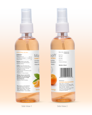 Maxisoft Hand Sanitizer Spray Refreshing Orange