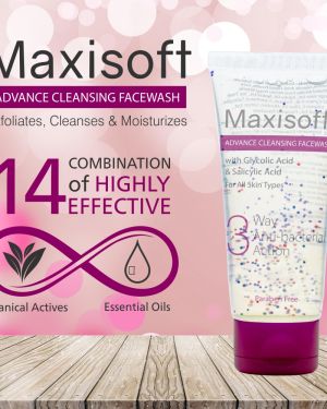 Maxisoft 3 Way Antibacterial Face Wash 100 ml
