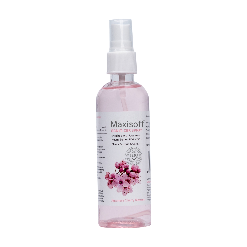 Maxisoft Hand Sanitizer Spray Japanese Cherry Blossom (120 ml)