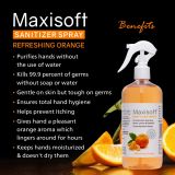 Maxisoft Hand Sanitizer Spray Refreshing Orange (500 ml)
