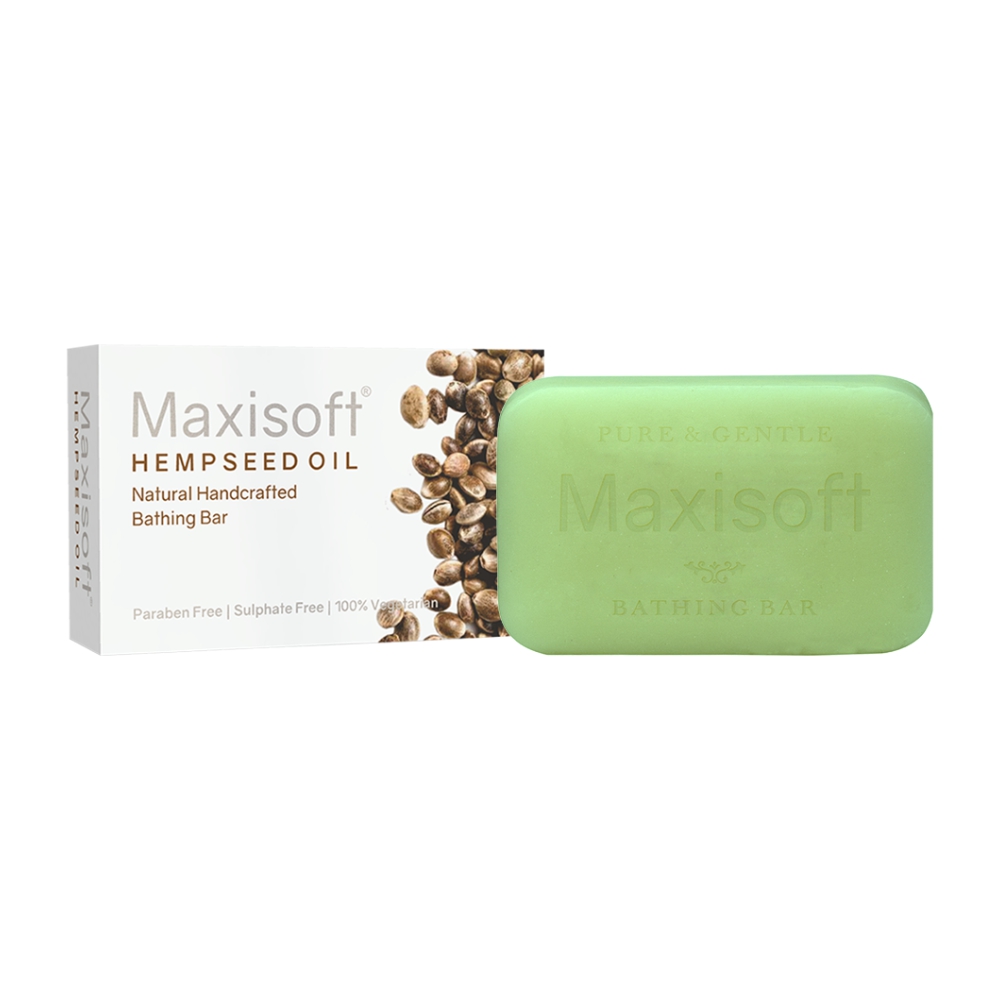 Maxisoft Hempseed Oil Moisturizing Bathing Bar (75 gm)