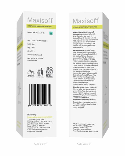 Maxisoft Herbal Anti Dandruff Shampoo Listing 02