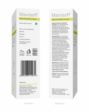 Maxisoft Herbal Anti Dandruff Shampoo