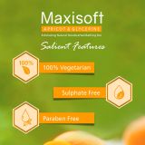 Maxisoft Apricot & Glycerine Exfoliating Handmade Bathing Bar 