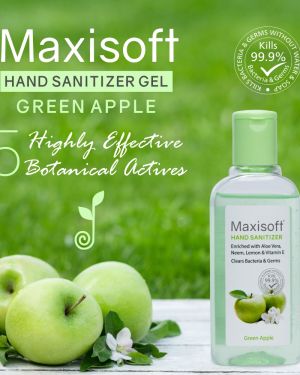 Maxisoft Hand Sanitizer (Gel) Green Apple 100 ml