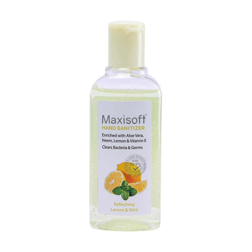 Maxisoft Hand Sanitizer Gel Refreshing Lemon & Mint (100 ml)