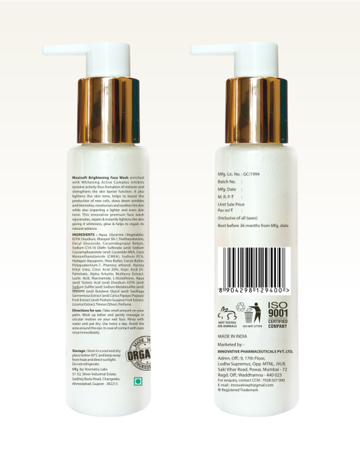 Maxisoft Brightening Face Wash Listing - NEW-2