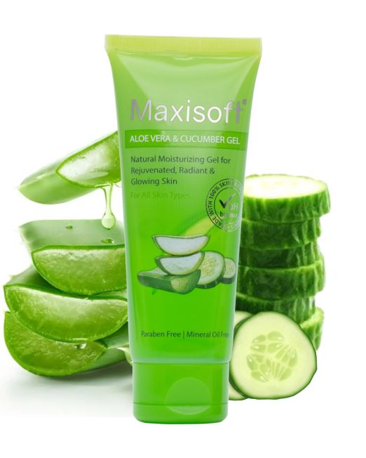 Maxisoft Natural Aloe Vera and cucumber Gel