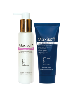 Maxisoft Combo (Brightening Face Wash 100 ml + Fairness Cream For Men 50 gm)