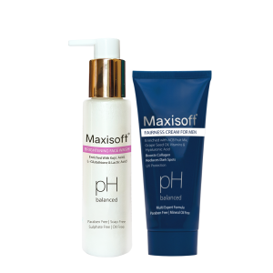 Maxisoft Combo (Brightening Face Wash 100 ml + Fairness Cream For Men 50 gm)