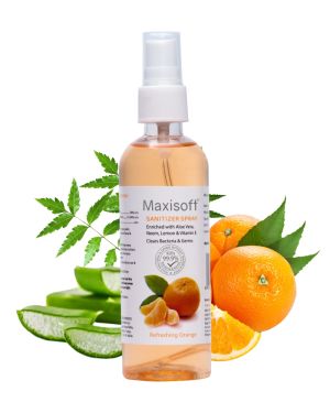 Maxisoft Hand Sanitizer Spray Refreshing Orange