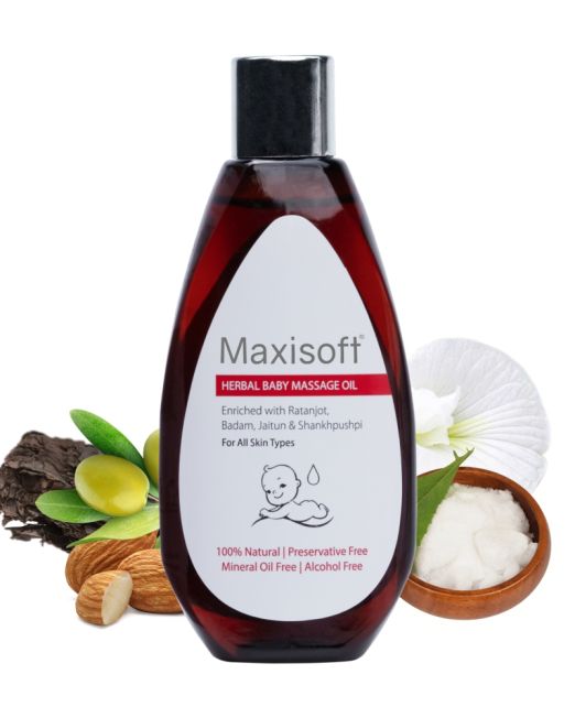 Maxisoft Herbal Baby Massage Oil