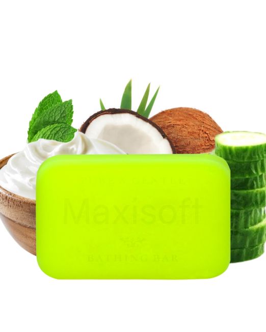 Maxisoft Mint, Cucumber & Yogurt Bathing Bar