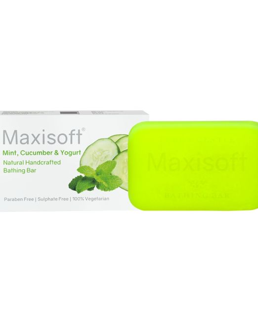Maxisoft Mint, Cucumber & Yogurt Bathing Bar