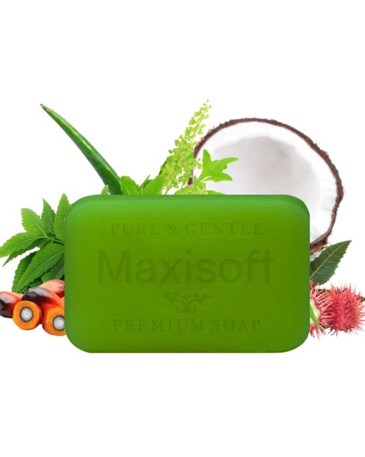 Maxisoft Neem Tulsi Aloe Vera Bathing Bar
