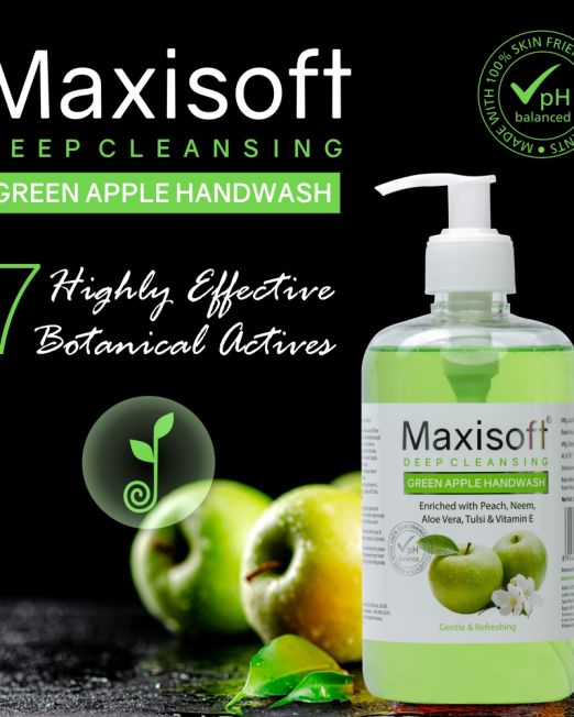 Maxisoft Natural Green Apple Deep Cleansing Hand Wash 500 ml